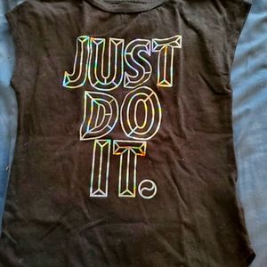 Girls cute Nike top